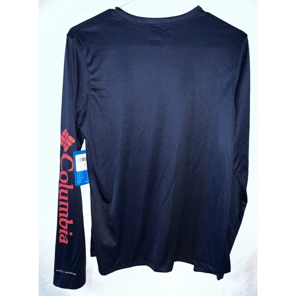 Columbia Omni-Shade UPF 50 Rapid Creek Long Sleeve Navy Blue Size Medium Women’s - Picture 2 of 6